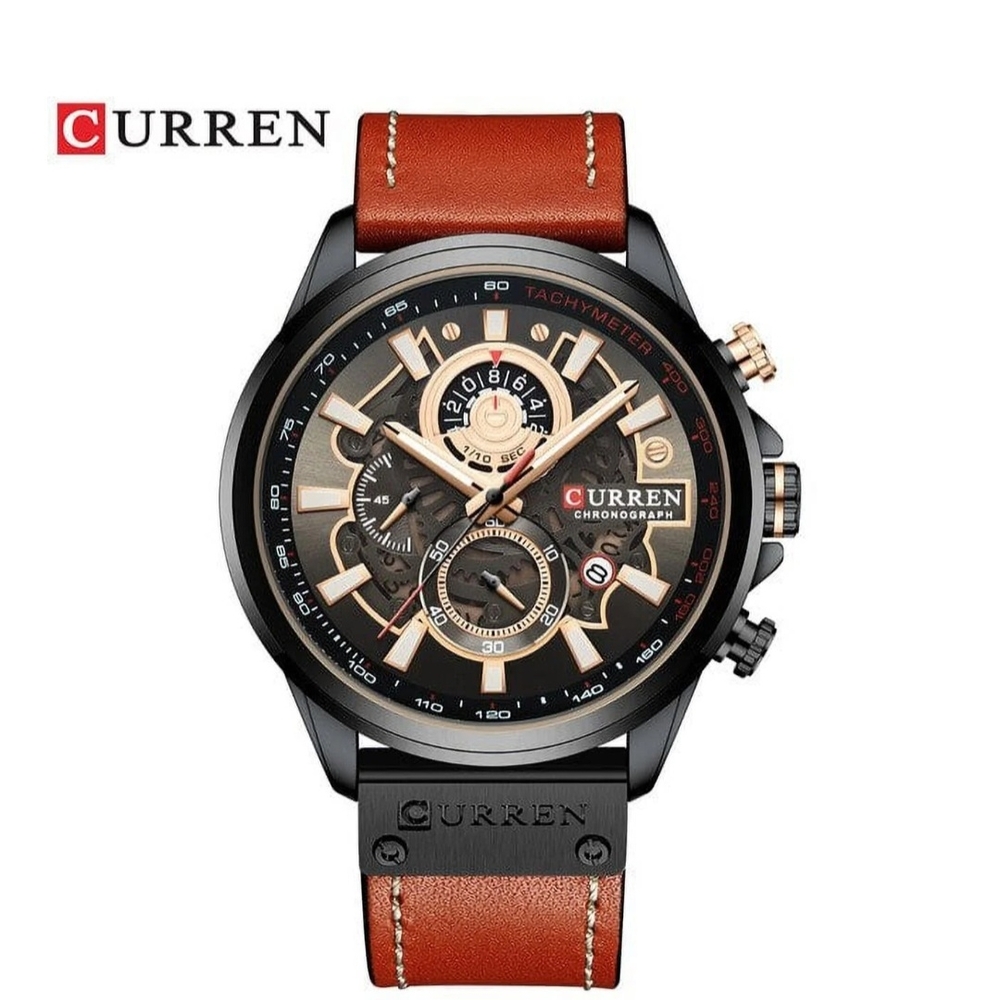 Men's Brown Chronograph Watch
